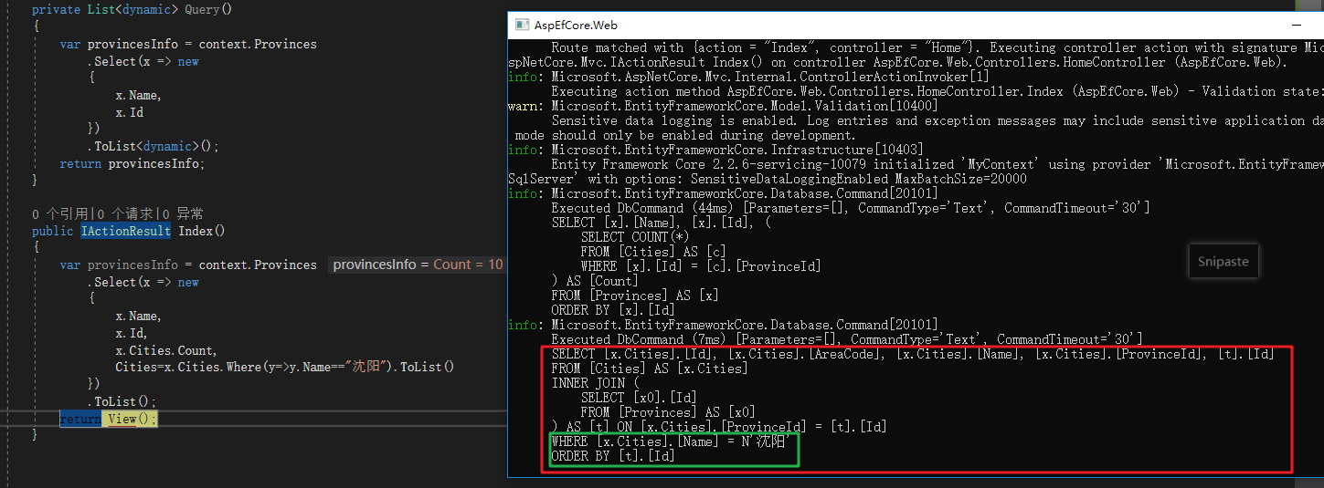 QueryProjectionswithCondition